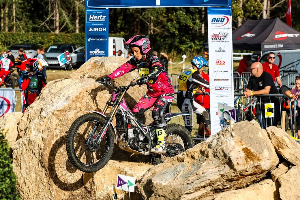 Sara Trentini at 2025 TrialGP of Great Britain, Geddington © Future7Media